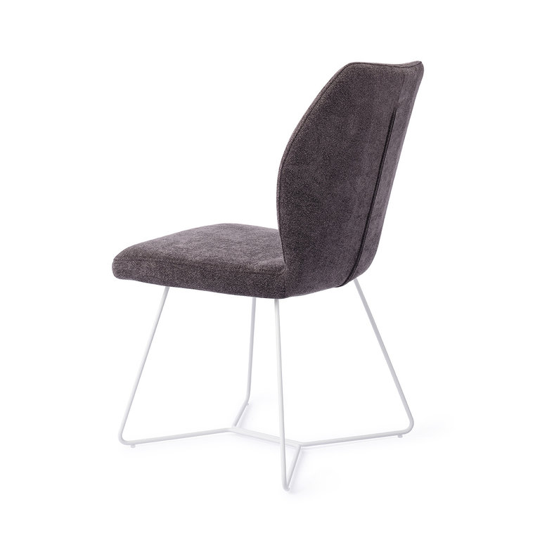 Jesper Home Ikata Almost Black Dining Chair - Beehive White