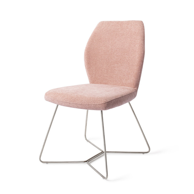 Jesper Home Ikata Anemone Dining Chair - Beehive Steel