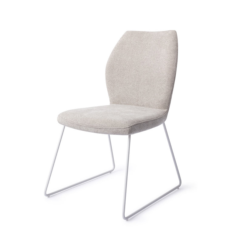 Jesper Home Ikata Pretty Plaster Dining Chair - Slide White