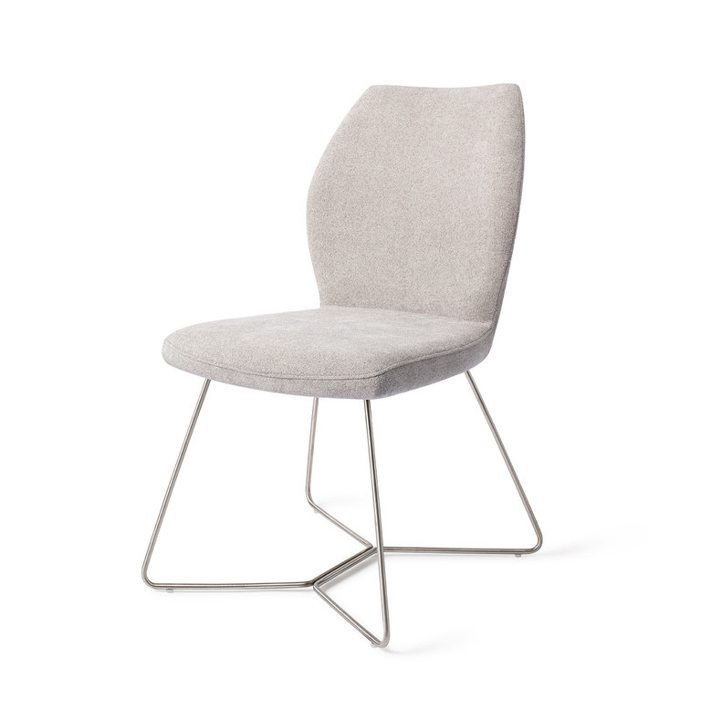 Jesper Home Ikata Pretty Plaster Dining Chair - Beehive Steel