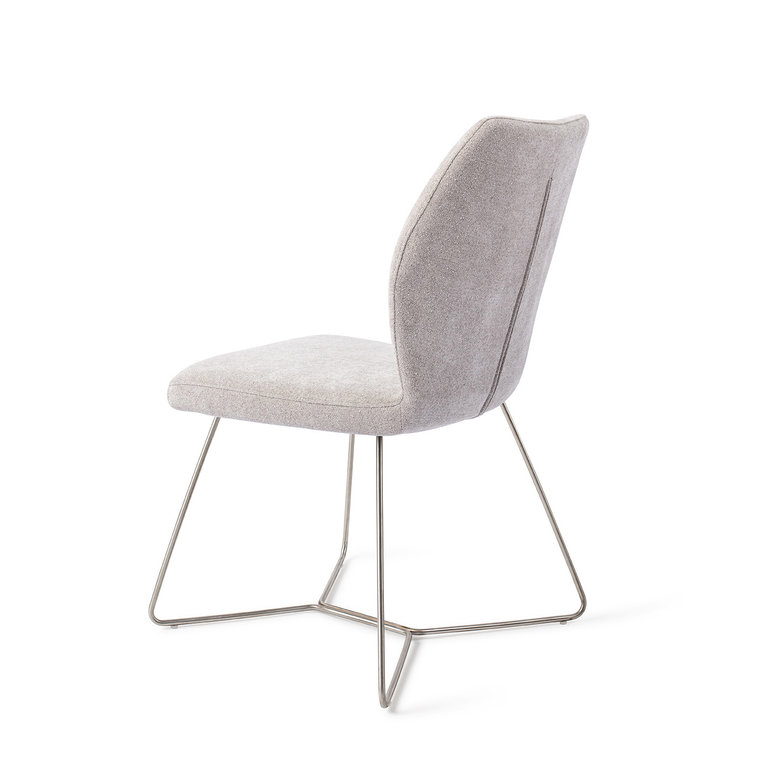 Jesper Home Ikata Pretty Plaster Dining Chair - Beehive Steel