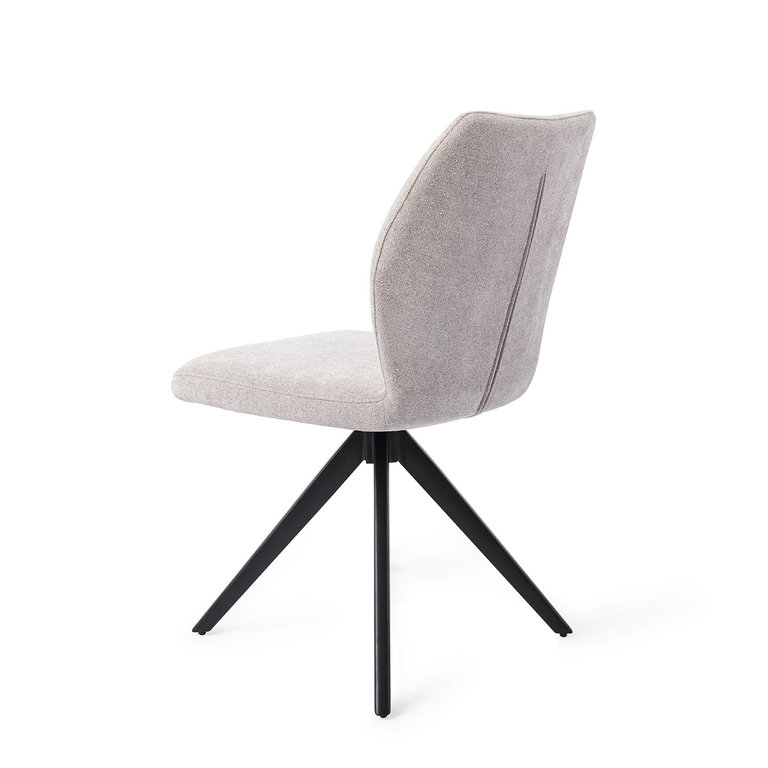 Jesper Home Ikata Pretty Plaster Dining Chair - Turn Black