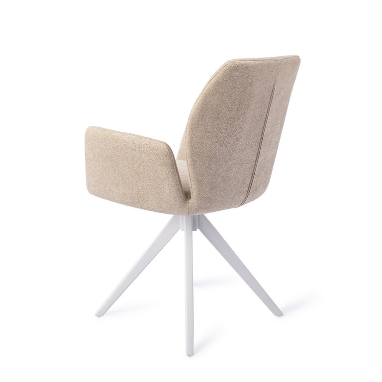 Jesper Home Misaki Funky Fudge Dining Chair - Turn White