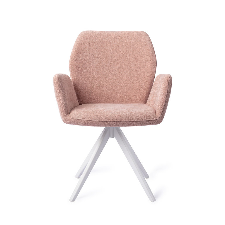 Jesper Home Misaki Anemone Dining Chair - Turn White