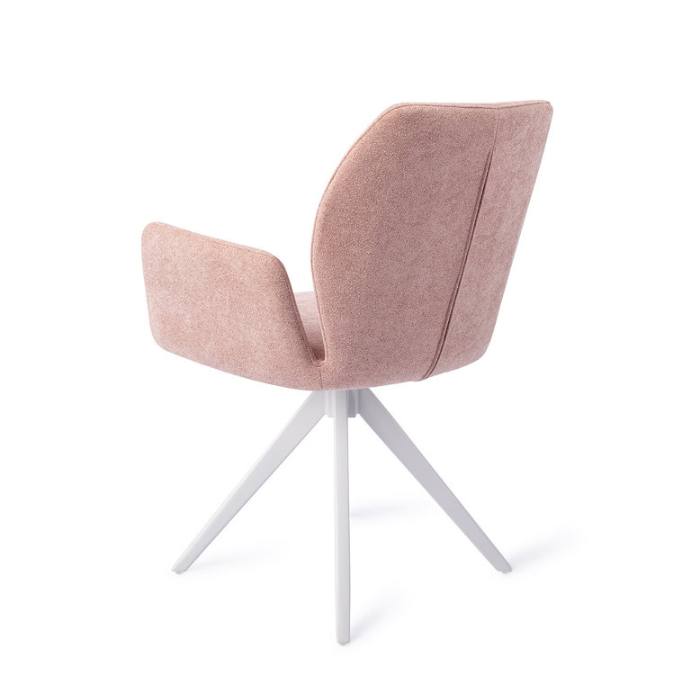 Jesper Home Misaki Anemone Dining Chair - Turn White