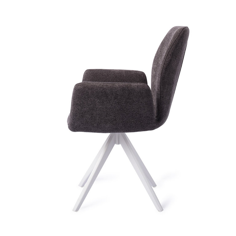 Jesper Home Misaki Almost Black Dining Chair - Turn White