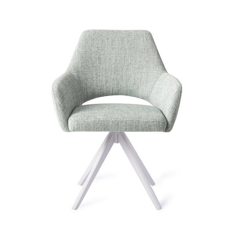 Jesper Home Yanai Soft Sage Dining Chair - Turn White