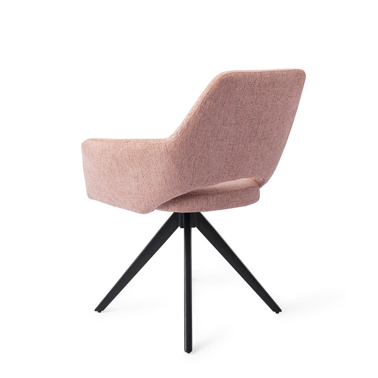 Jesper Home Yanai Pink Punch Dining Chair - Turn Black
