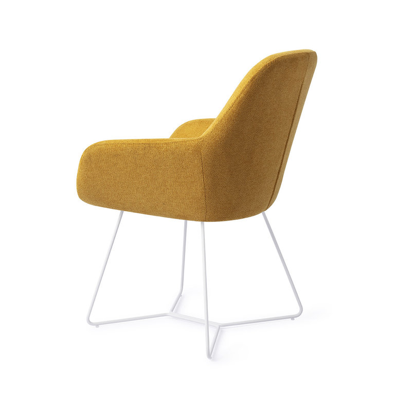 Jesper Home Kushi Sweet Corn Dining Chair - Beehive White