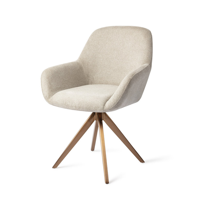 Jesper Home Kushi Ivory Ivy Dining Chair - Turn Rose