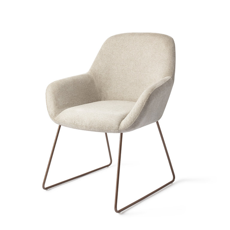 Jesper Home Kushi Ivory Ivy Dining Chair - Slide Rose