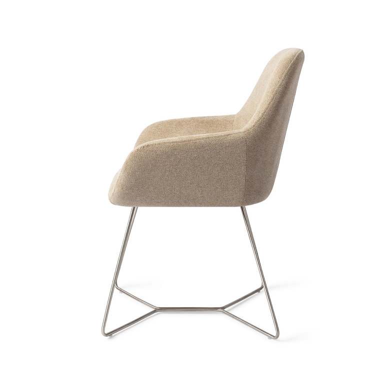 Jesper Home Kushi Desert Dunes Dining Chair - Beehive Steel