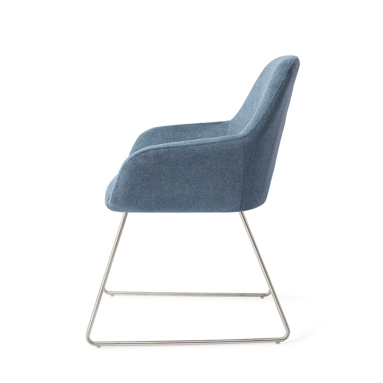 Jesper Home Kushi Ocean Eyes Dining Chair - Slide Steel