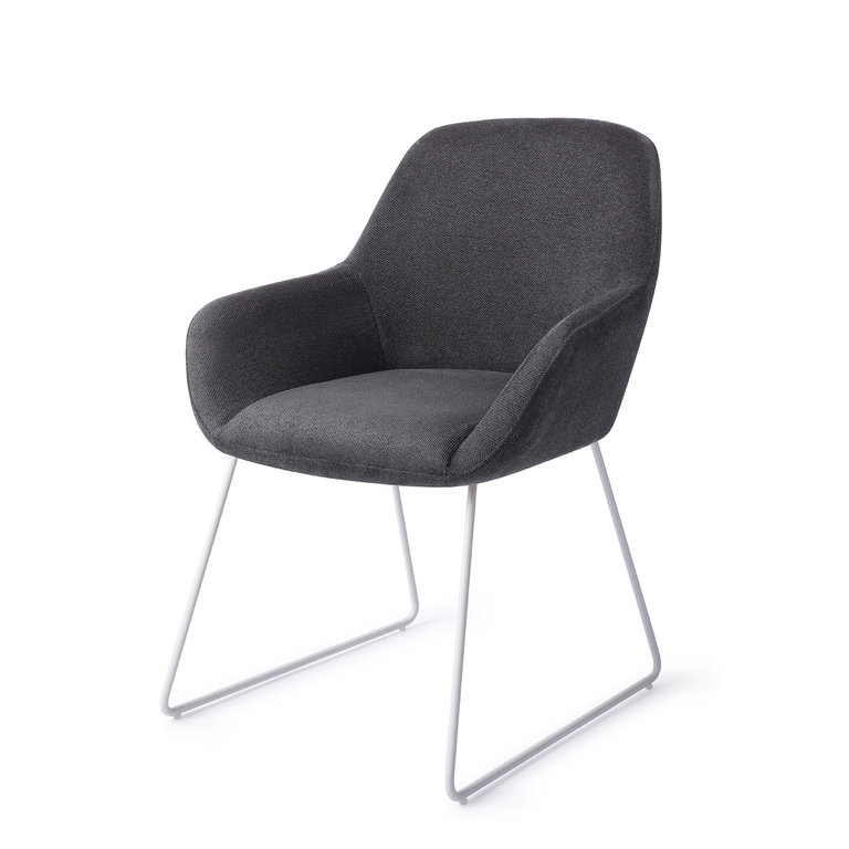 Jesper Home Kushi Black-Out Dining Chair - Slide White