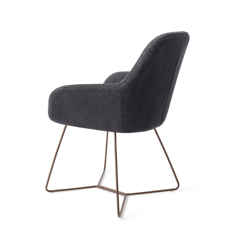 Jesper Home Kushi Black-Out Dining Chair - Beehive Rose