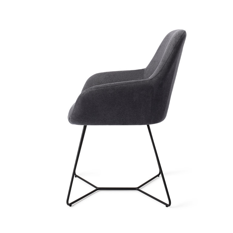 Jesper Home Kushi Dining Chair - Black-Out, Beehive Black