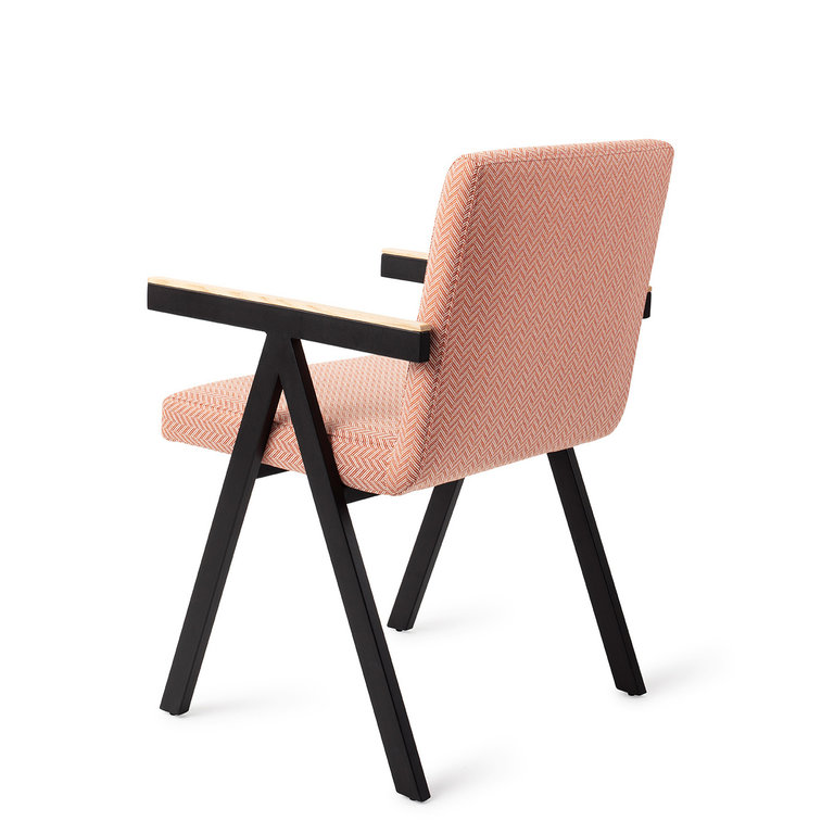 Jesper Home Omuta Dining Chair -  Mandarin Chevron