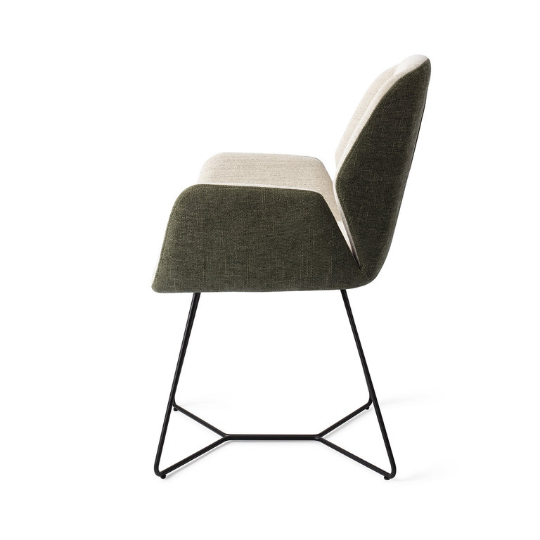 Jesper Home Myoko Popeye Dining Chair - Beehive Black