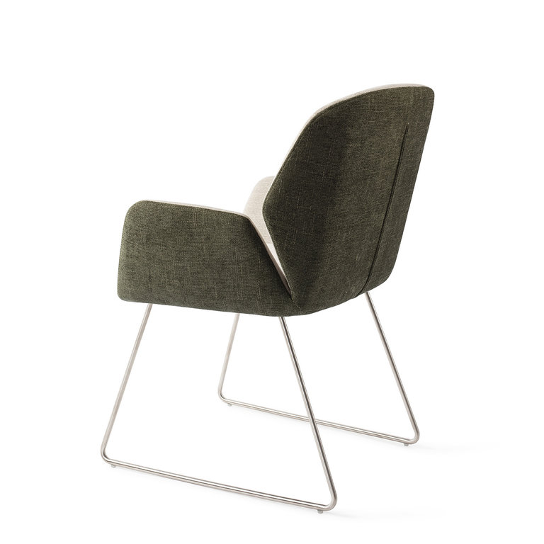 Jesper Home Myoko Popeye Dining Chair - Slide Steel