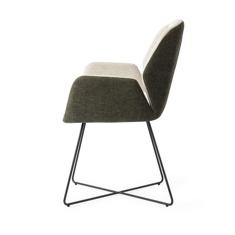 Jesper Home Myoko Popeye Dining Chair - Cross Black