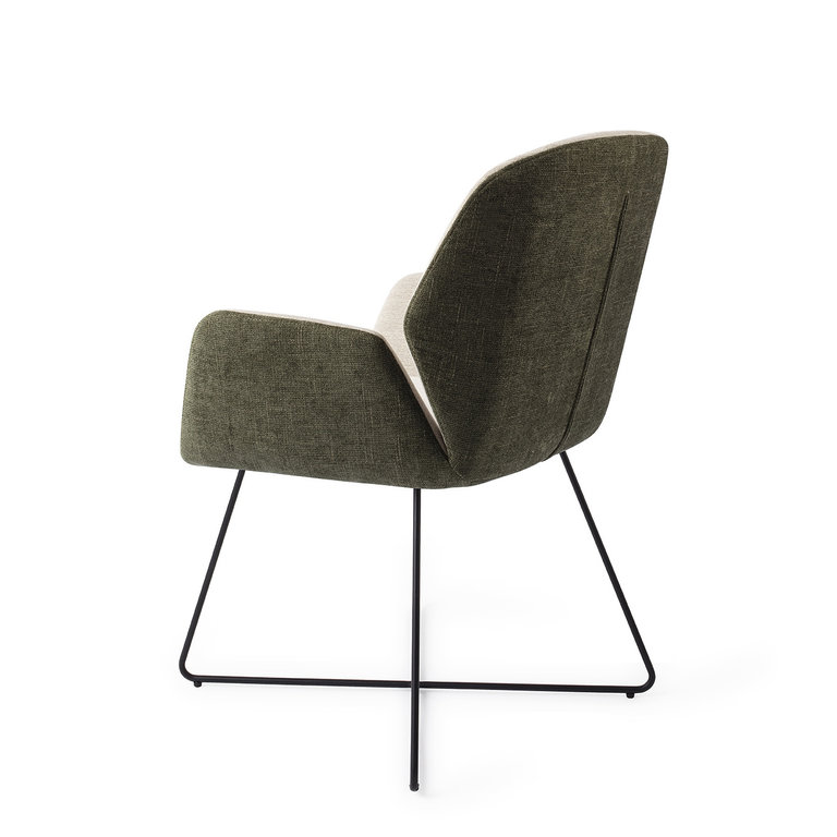 Jesper Home Myoko Popeye Dining Chair - Cross Black