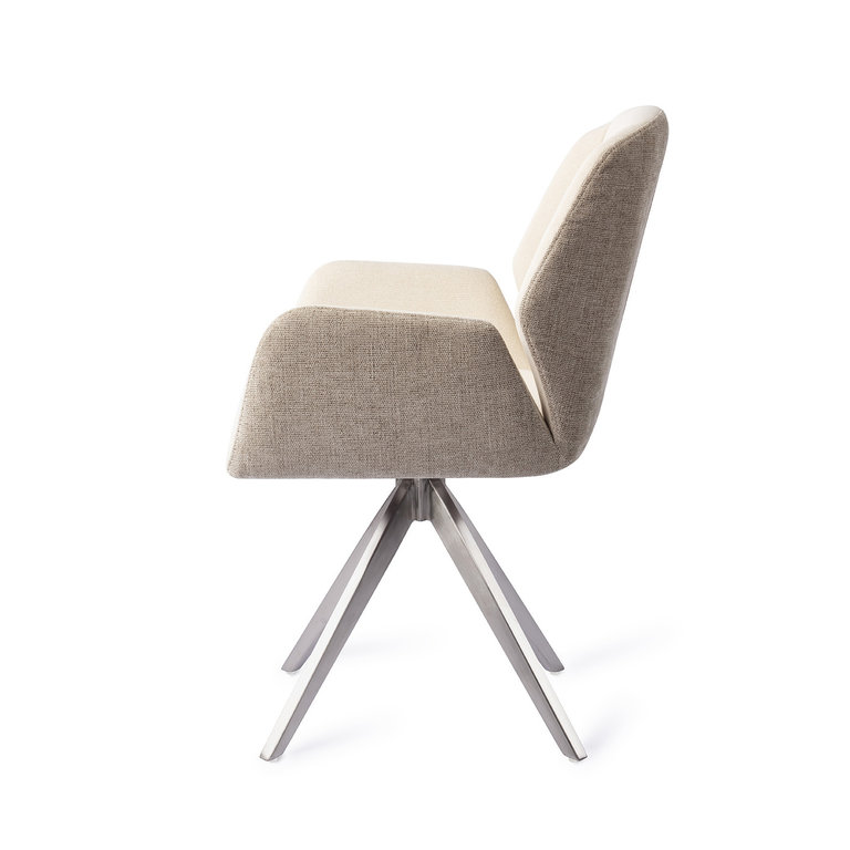 Jesper Home Myoko Sandy Hill Dining Chair - Turn Steel