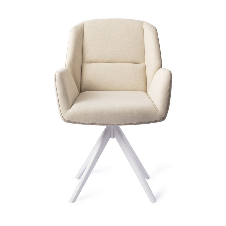 Jesper Home Myoko Sandy Hill Dining Chair - Turn White