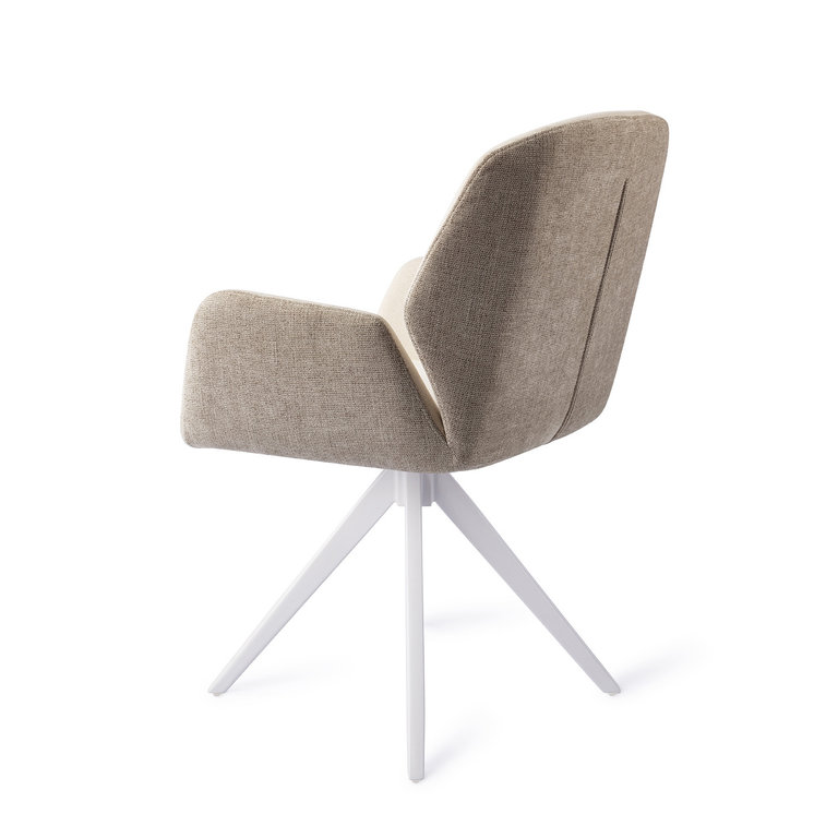 Jesper Home Myoko Sandy Hill Dining Chair - Turn White