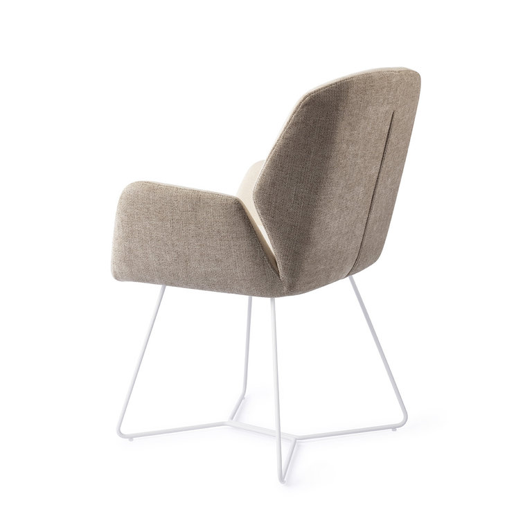 Jesper Home Myoko Sandy Hill Dining Chair - Beehive White