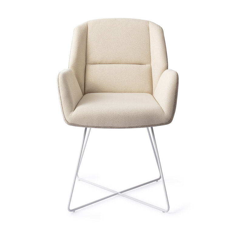 Jesper Home Myoko Sandy Hill Dining Chair - Cross White