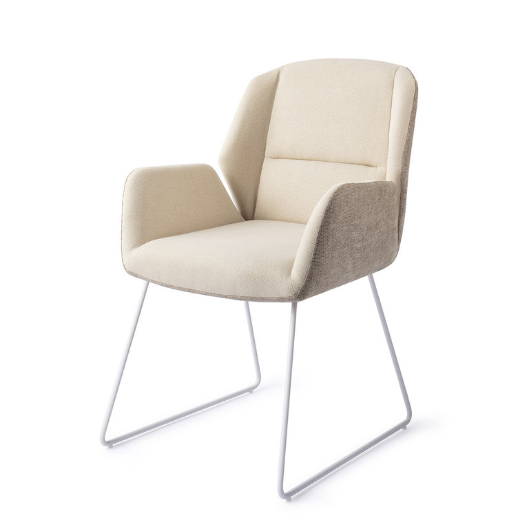 Jesper Home Myoko Sandy Hill Dining Chair - Slide White