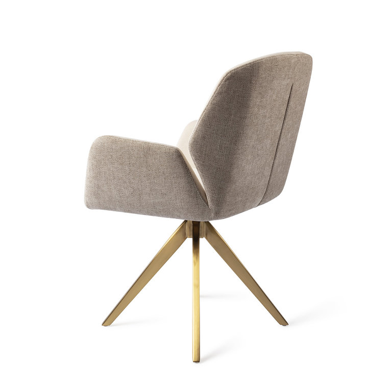 Jesper Home Myoko Sandy Hill Dining Chair - Turn Gold