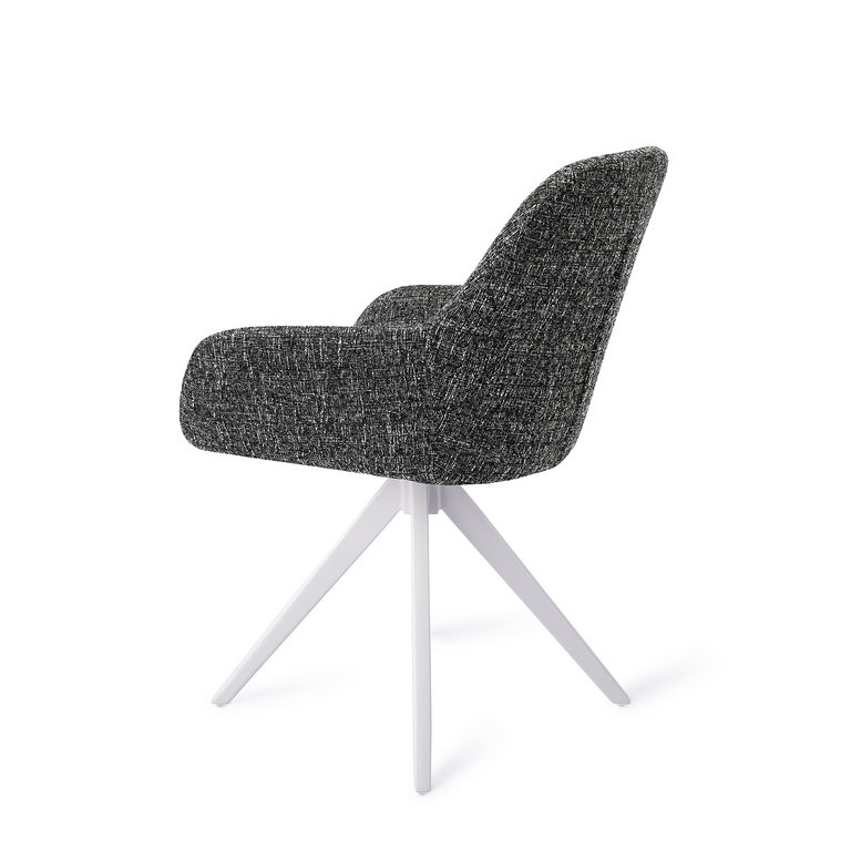 Jesper Home Kushi Skyfall Dining Chair - Turn White