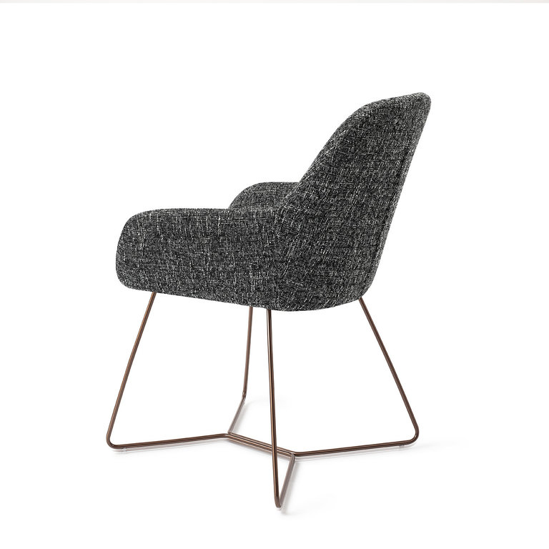 Jesper Home Kushi Skyfall Dining Chair - Beehive Rose