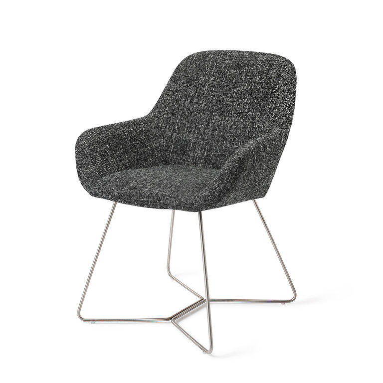 Jesper Home Kushi Skyfall Dining Chair - Beehive Steel