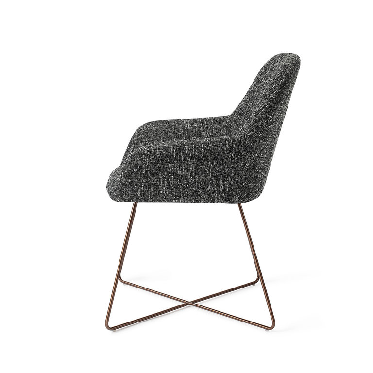 Jesper Home Kushi Skyfall Dining Chair - Cross Rose