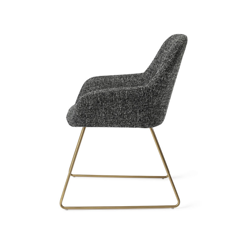 Jesper Home Kushi Skyfall Dining Chair - Slide Gold