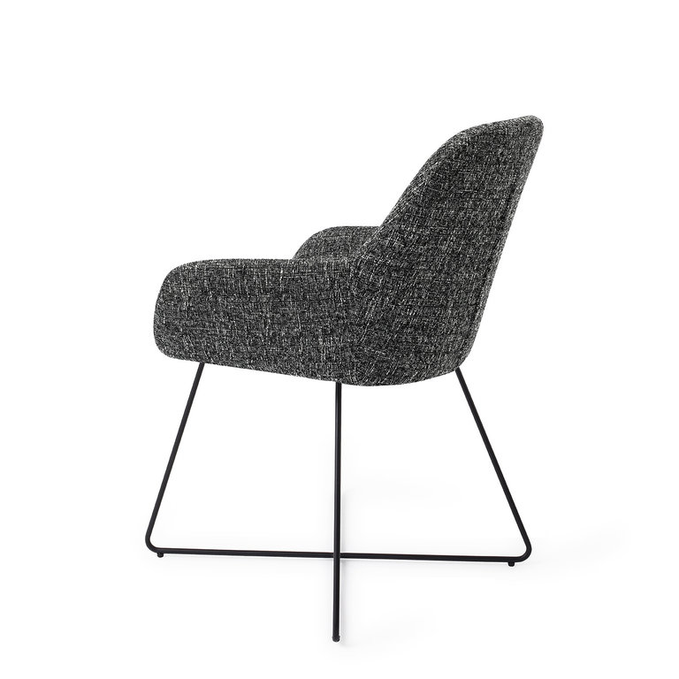 Jesper Home Kushi Skyfall Dining Chair - Cross Black