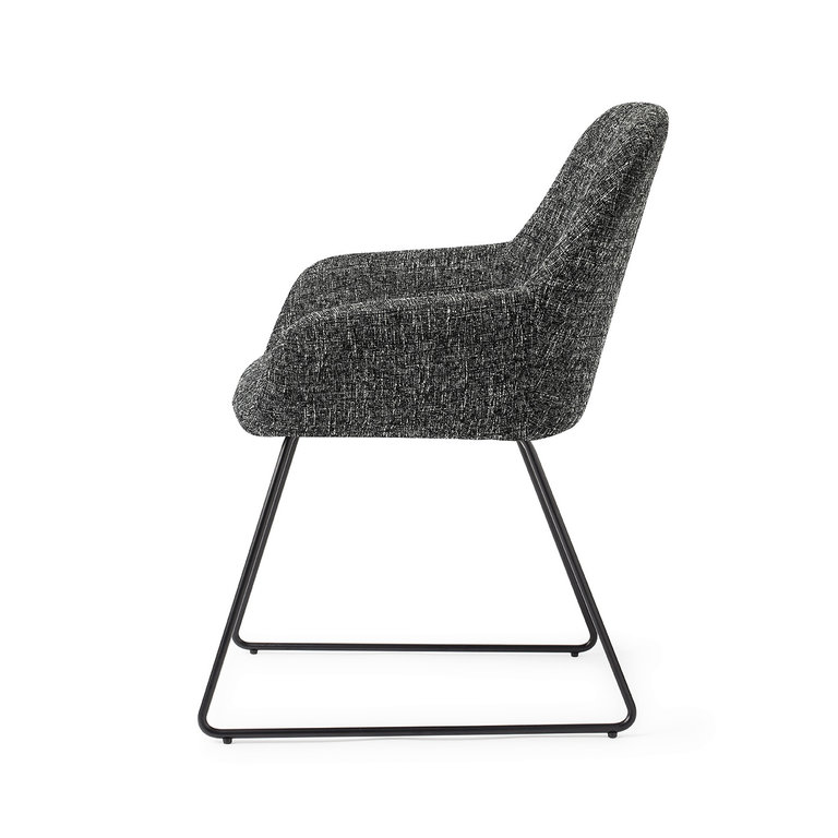 Jesper Home Kushi Skyfall Dining Chair - Slide Black