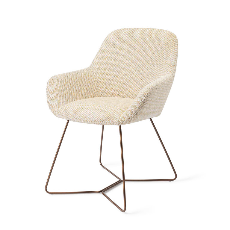 Jesper Home Kushi Trouty Tinge Dining Chair - Beehive Rose