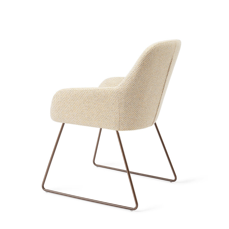 Jesper Home Kushi Trouty Tinge Dining Chair - Slide Rose