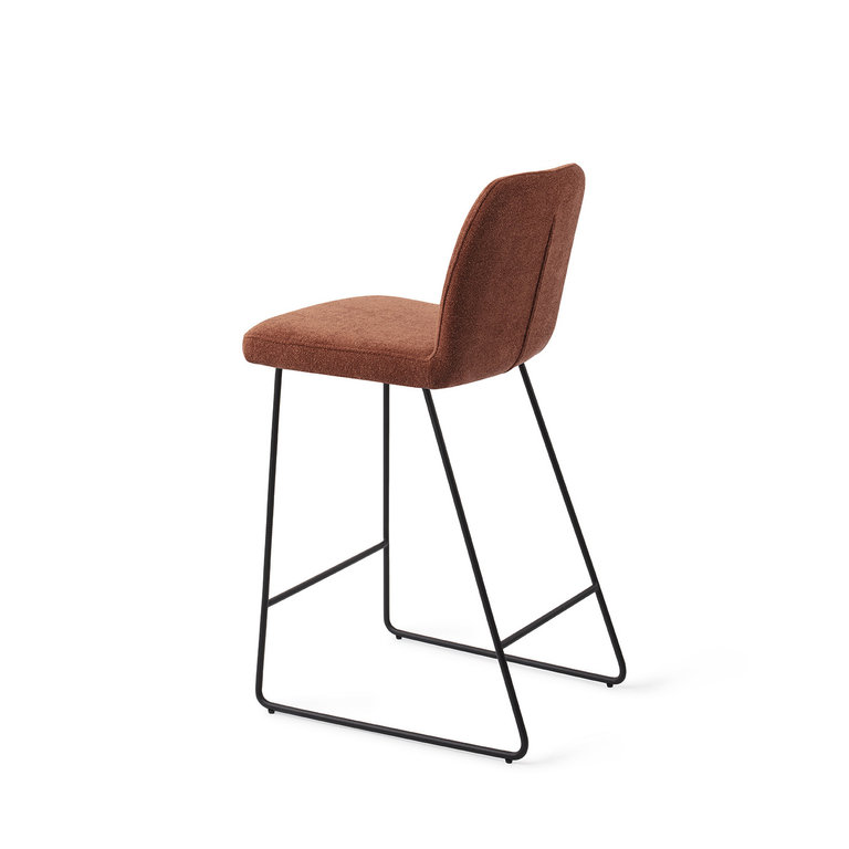 Jesper Home Ikata Cosy Copper Bar Chair - Slide Black (L)