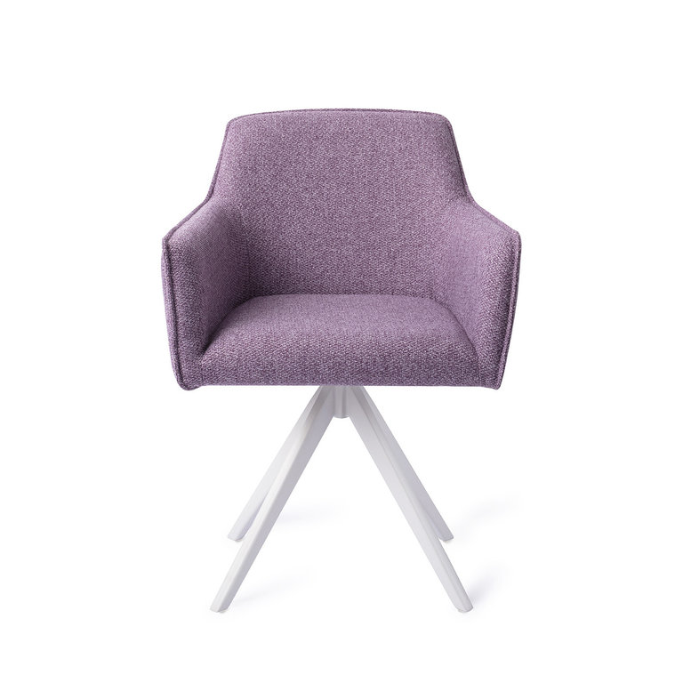 Jesper Home Hofu Dining Chair - Violet Dasiy, Turn White