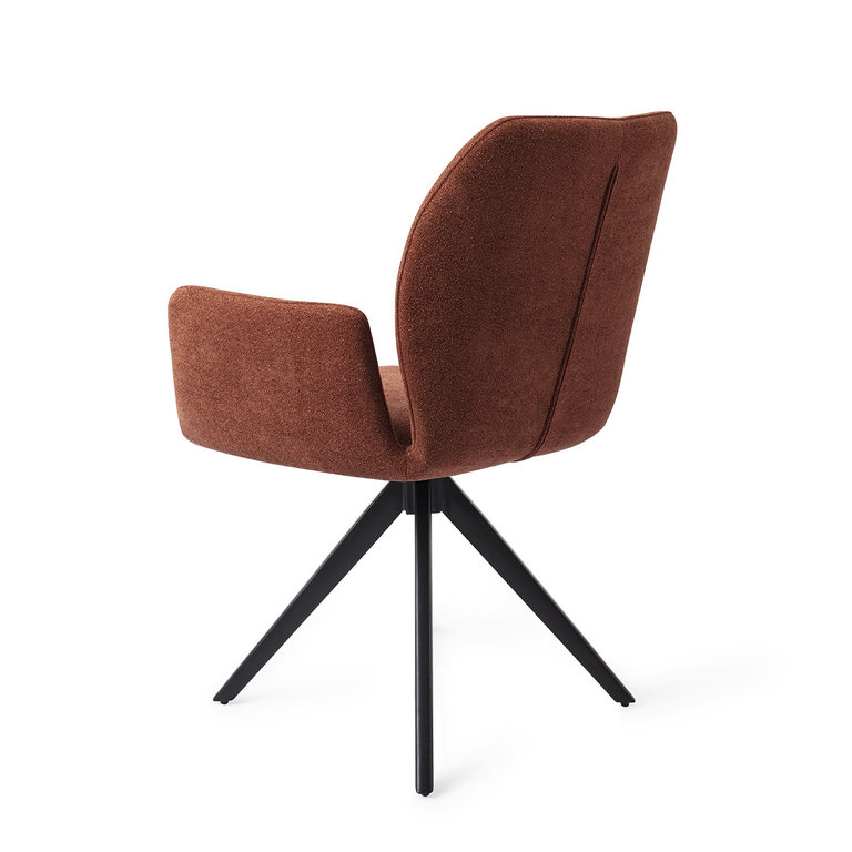 Jesper Home Misaki Dining Chair Cosy Copper - Turn Black