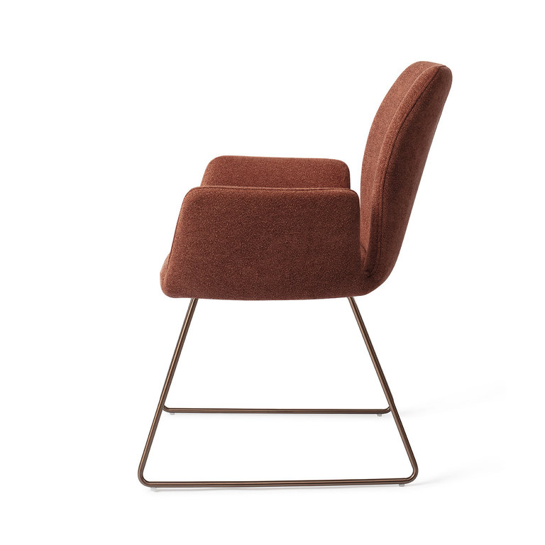 Jesper Home Misaki Cosy Copper Dining Chair - Slide Rose