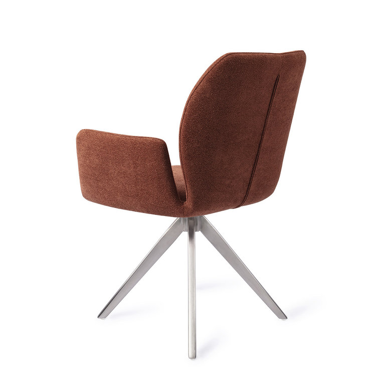 Jesper Home Misaki Cosy Copper Dining Chair - Turn Steel