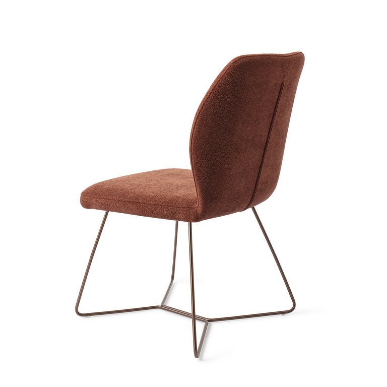 Jesper Home Ikata Cosy Copper Dining Chair - Beehive Rose