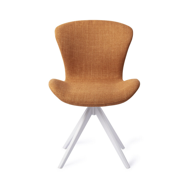 Jesper Home Moji Flax and Hay Dining Chair - Turn White