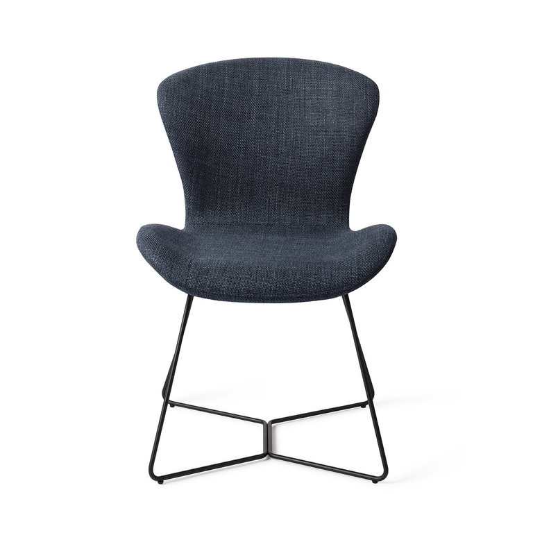 Jesper Home Moji Mystic Marine Dining Chair - Beehive Black