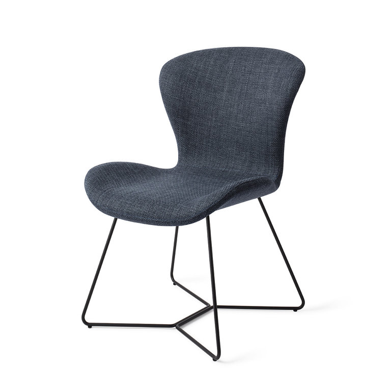 Jesper Home Moji Mystic Marine Dining Chair - Beehive Black